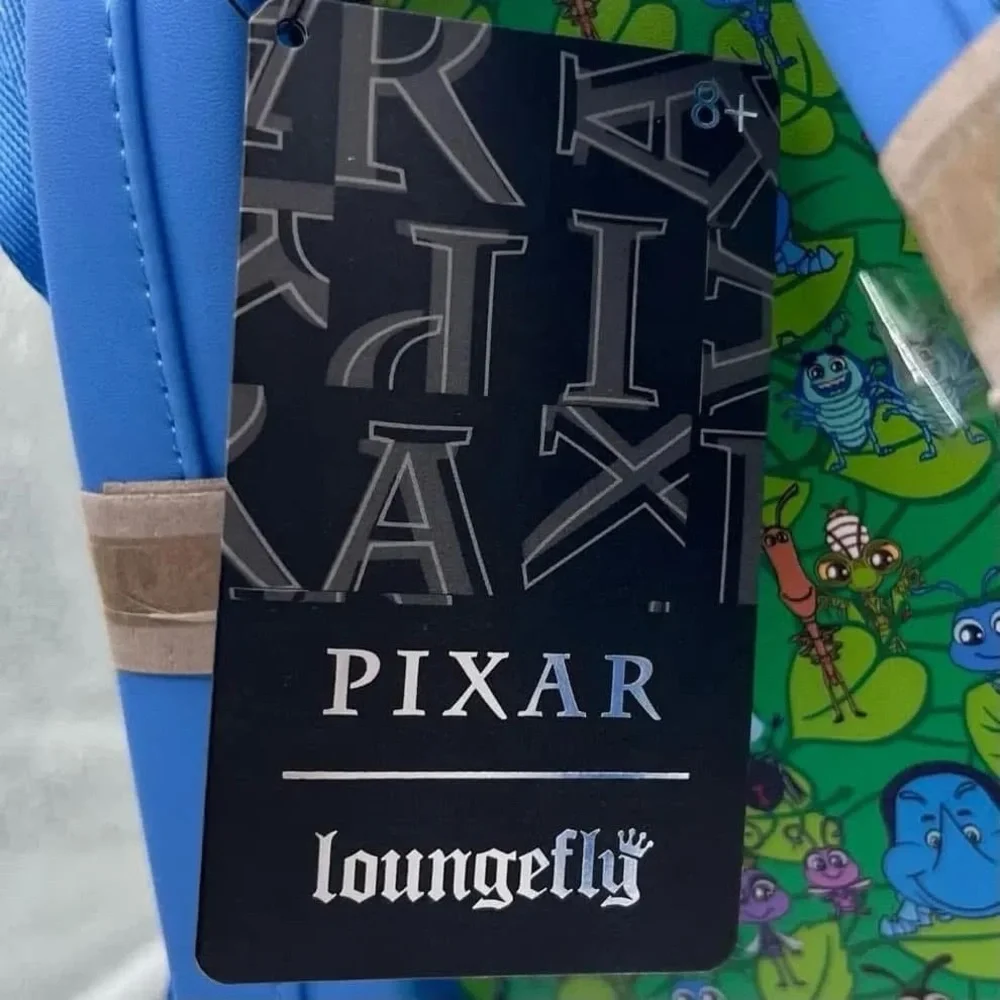 LOUNGEFLY DISNEY PIXAR A BUG'S LIFE - COLLAGE MINI BACKPACK NWT